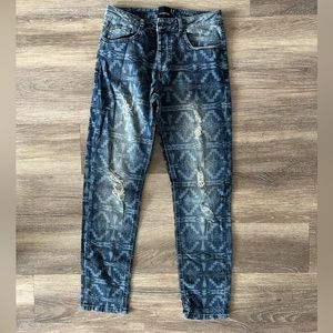 ASOS Tribal Print Denim